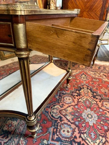 CONSOLE LOUIS XVI EN ACAJOU