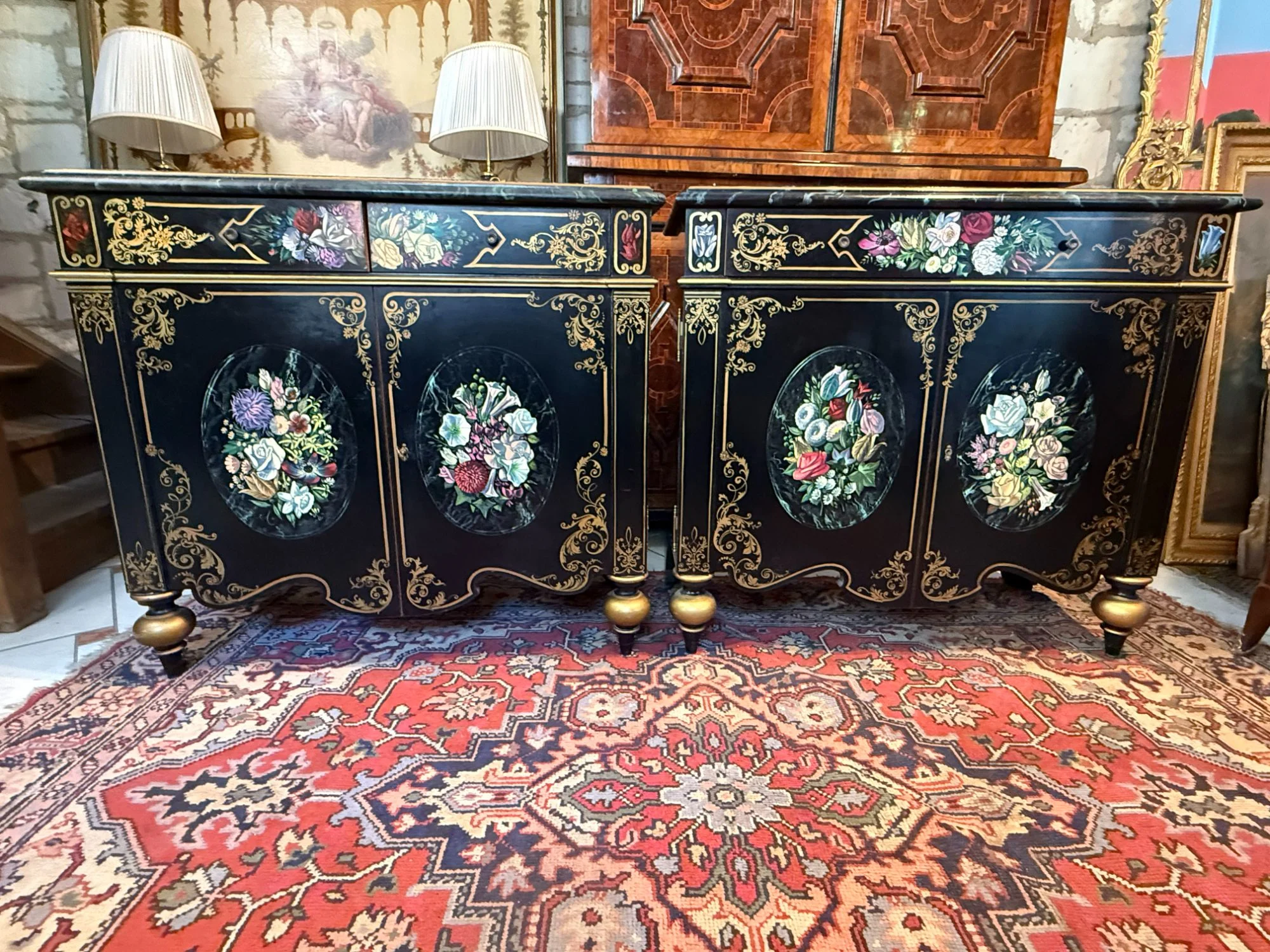 PAAR ANRICHTEN IM NAPOLEON-III-STIL