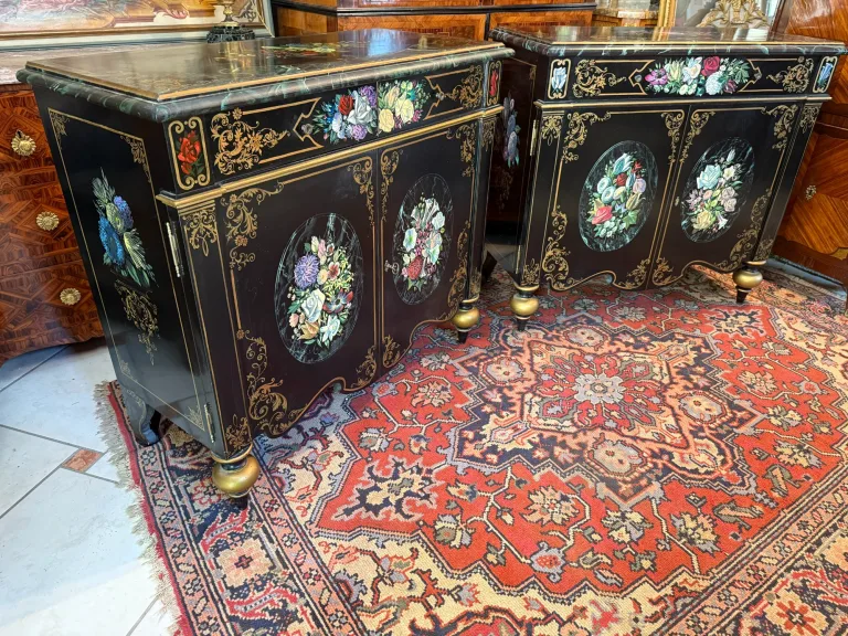 PAAR ANRICHTEN IM NAPOLEON-III-STIL — Guter Zustand