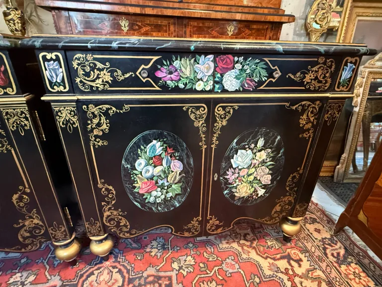PAAR ANRICHTEN IM NAPOLEON-III-STIL — Guter Zustand
