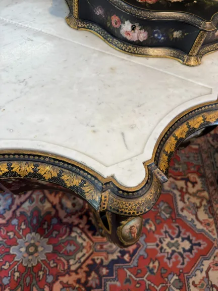 KONSOLE ALS FRISIERTISCH NAPOLÉON III — Guter Zustand