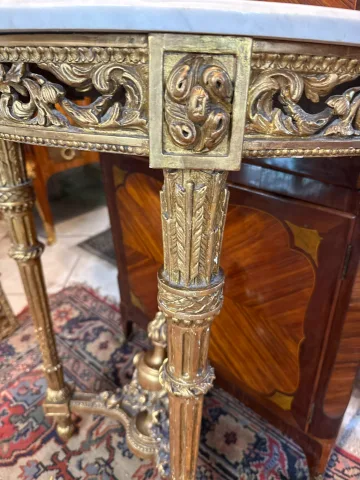 Kleine Halbmond-Konsole, Louis XVI – Directoire-Zeit