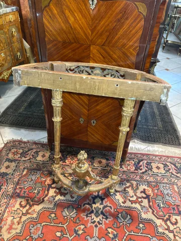 Kleine Halbmond-Konsole, Louis XVI – Directoire-Zeit