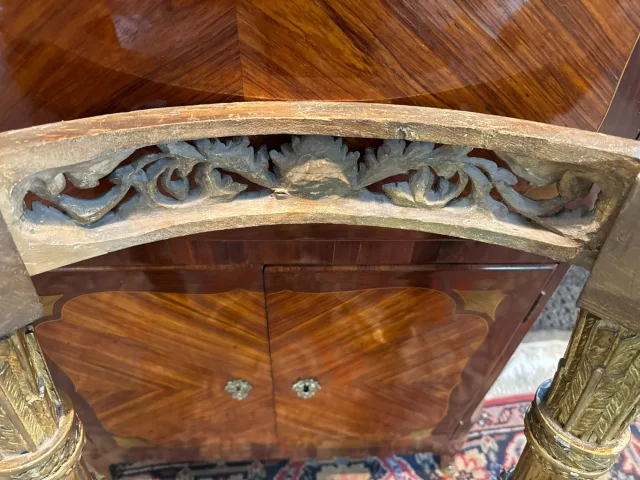 Kleine Halbmond-Konsole, Louis XVI – Directoire-Zeit