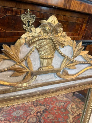 Provençal Louis XV Gilt Wood Mirror, 18th Century