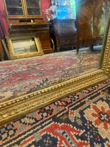 Provençal Louis XV Gilt Wood Mirror, 18th Century