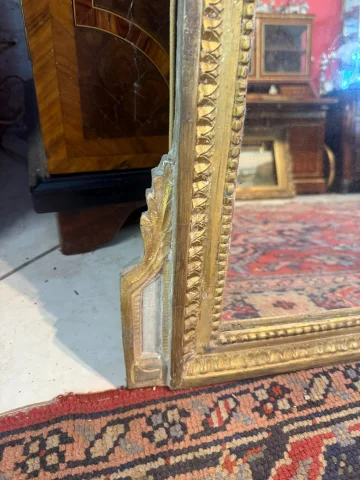 Provençal Louis XV Gilt Wood Mirror, 18th Century