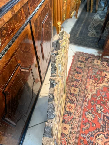 Provençal Louis XV Gilt Wood Mirror, 18th Century