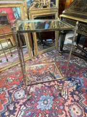 TABLE SERVANTE ATTRIBUEE A LA MAISON BAGUES ANNEE 50