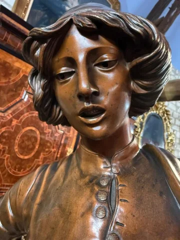 BRONCE de Paul DUBOIS (1829 – 1905) CANTANTE FLORENTINO — Muy buen estado