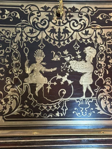 CABINET BONHEUR DU JOUR CON FUNCIÓN DE ESCRITORIO NAPOLEÓN III — Buen estado