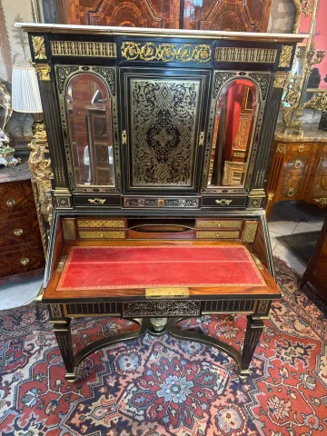 CABINET BONHEUR DU JOUR CON FUNCIÓN DE ESCRITORIO NAPOLEÓN III — Buen estado