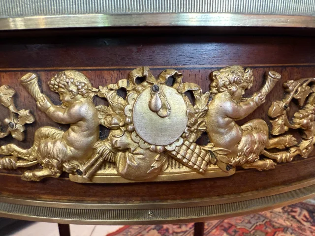 Guéridon im Stil Louis XVI Napoléon III, François Linke zugeschrieben — Guter Zustand