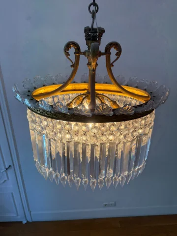 CRINOLINE-LÜSTER DER CRISTALLERIE DE BACCARAT — Guter Zustand
