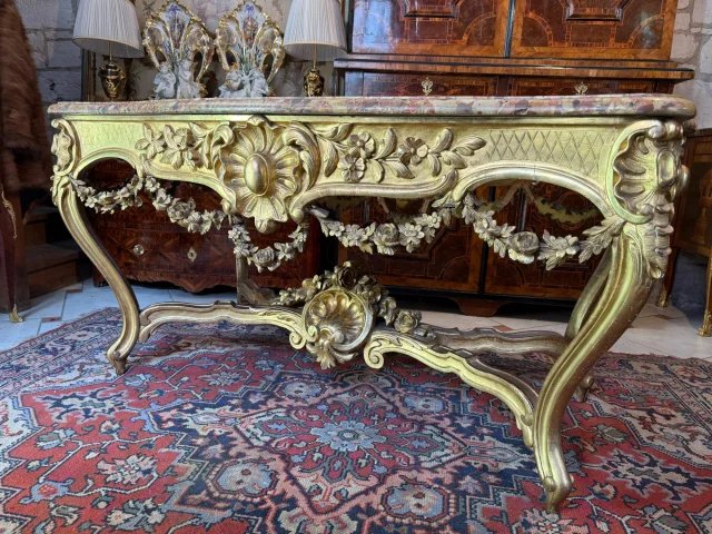 Grote Pronkconsoletafel in Louis XV-Stijl — Goede staat