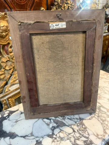 19th-Century Oil on Canvas of a Young Woman — Good condition