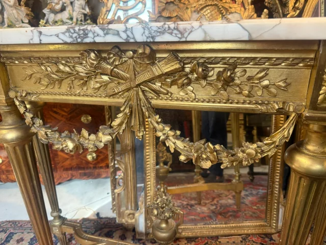 Louis XVI Style Ceremonial Console Table — Good condition