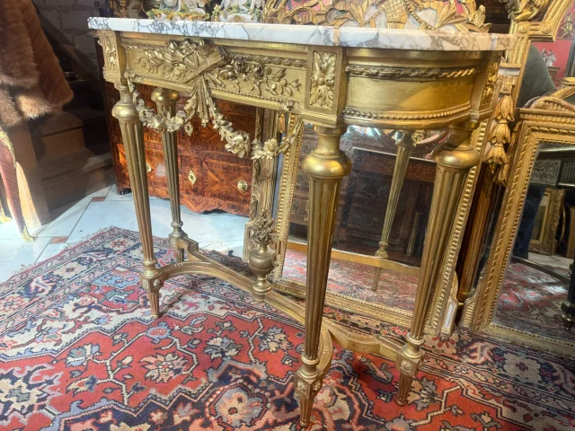 Louis XVI Style Ceremonial Console Table — Good condition