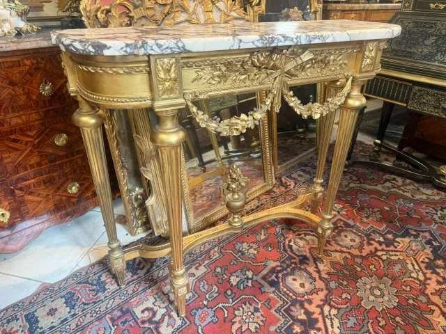 Louis XVI Style Ceremonial Console Table — Good condition
