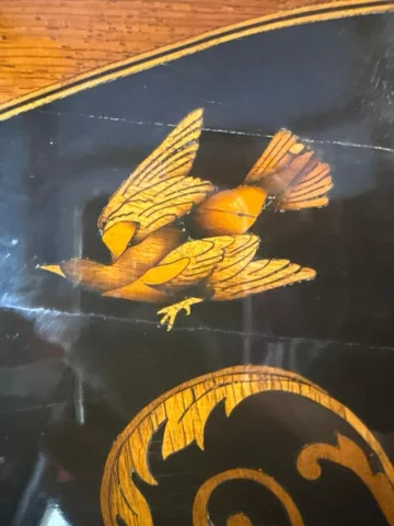 Bureau de pente con marquetería de estilo Luis XV – época Napoleón III — Buen estado