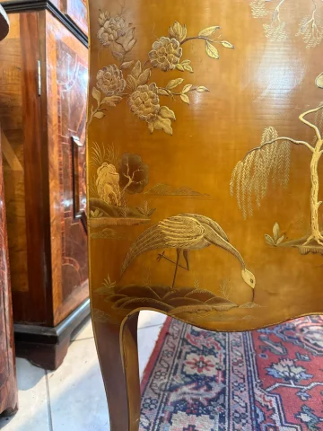 Louis XV Stijl Commode in Chinoiserie Lak — Goede staat