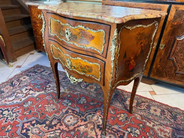 Commode in Louis XV-Stijl – Vernis Martin — Goede staat