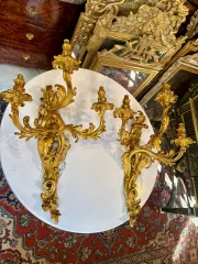 Coppia di Applique in Stile Luigi XV