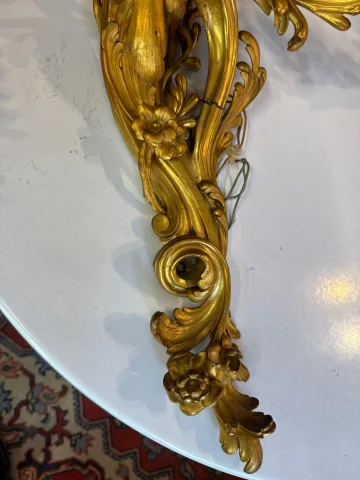 Coppia di Applique in Stile Luigi XV — Buono stato
