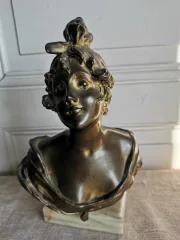 BRONZEBÜSTE von STAETEN GEORGESS VAN DER 1856