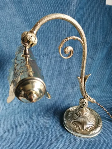 Lampe de piano en bronze
