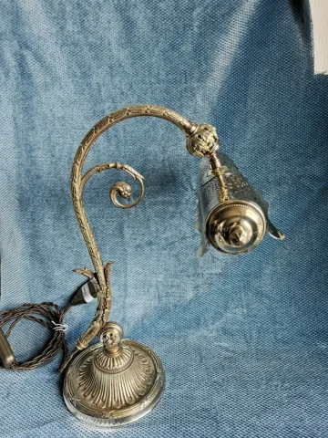 Lampe de piano en bronze