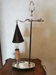 LAMPADA IN PIATTO D'ARGENTO