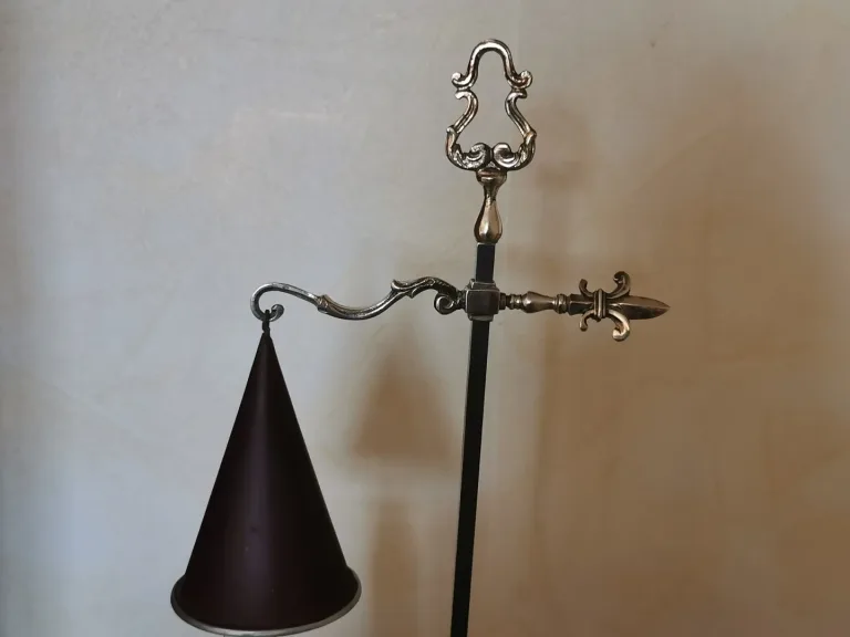 VERSILBERTE LAMPE