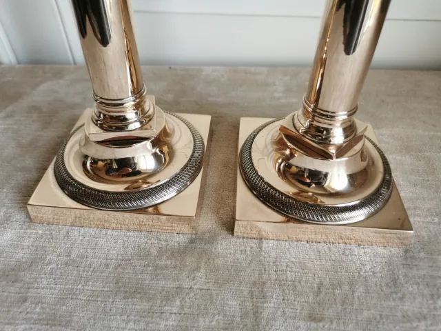 FRENCH EMPIRE PERIOD CANDLESTICKS