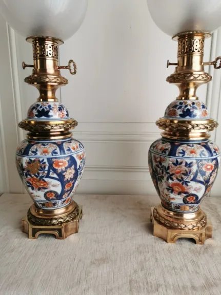 PAREJA DE LAMPARAS IMARI