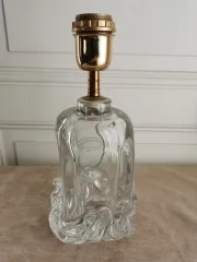 Daum France lampe en cristal modèle Sirius 1952