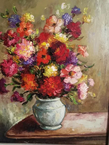 PINTURA DE FLORES de Georges GULDEMANNN
