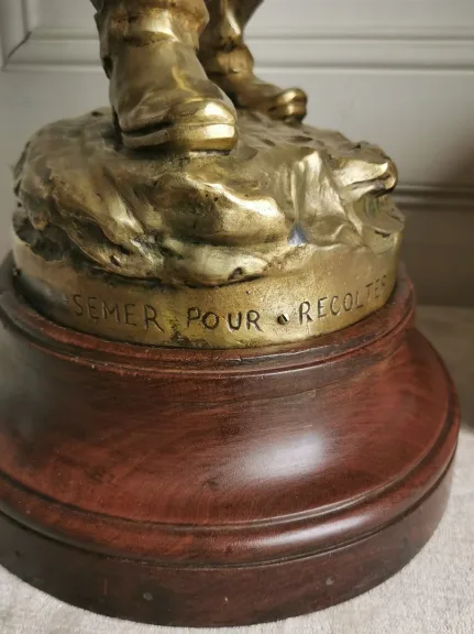 BRONZESTATUETTE von GEORGESS SAULO