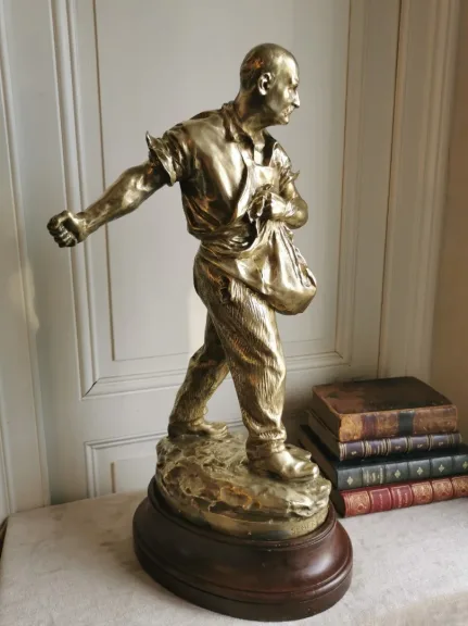 BRONZESTATUETTE von GEORGESS SAULO