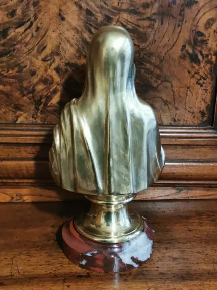 BÜSTE DER MONA LISA AUS VERGOLDETER BRONZE