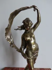 BRONZE FIGURE signed AUGUSTE MOREAU