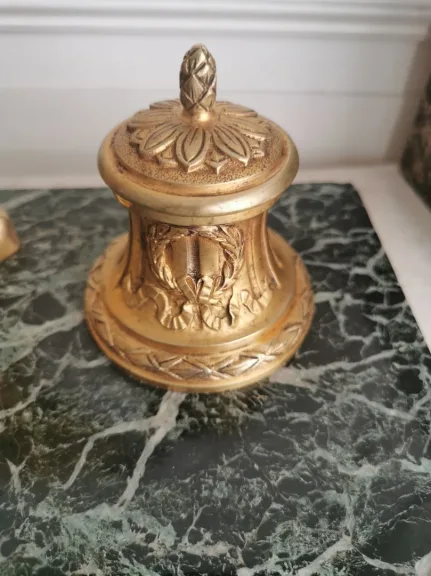 BRONZE-TINTENFASS von Albert MARIONNET