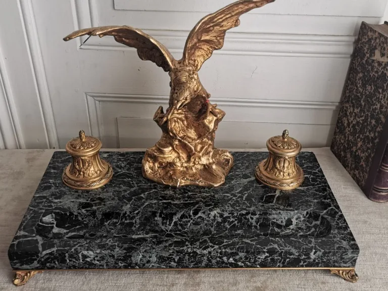 BRONZE-TINTENFASS von Albert MARIONNET