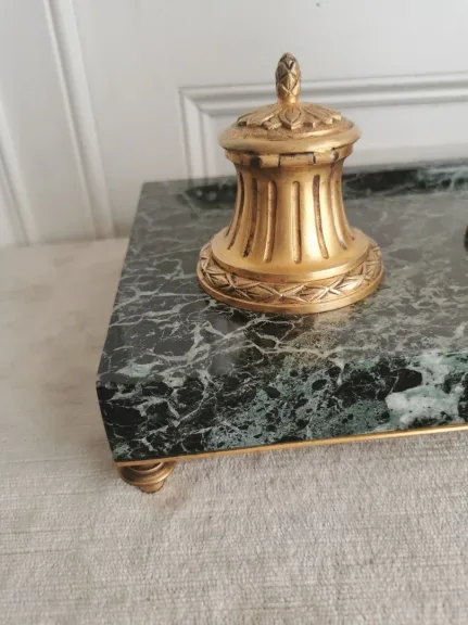 BRONZE-TINTENFASS von Albert MARIONNET