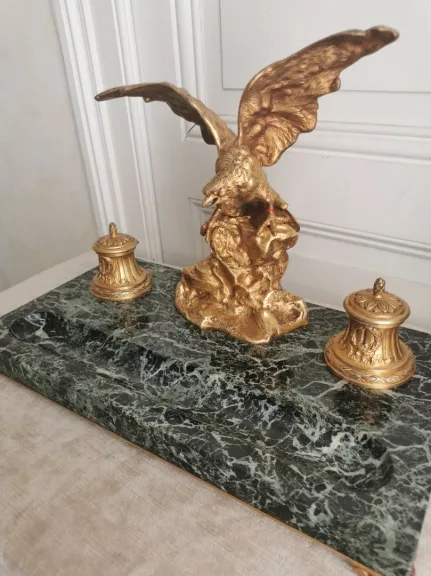 BRONZE-TINTENFASS von Albert MARIONNET