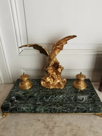 BRONZE-TINTENFASS von Albert MARIONNET