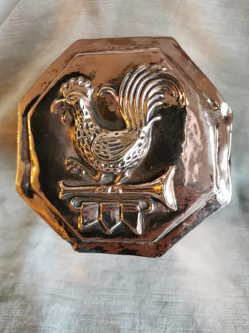 Moule à gâteau en cuivre époque XIXème