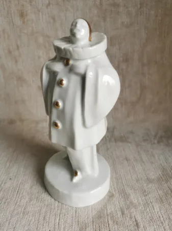 Rare Pierrot chantant par Edouard Marcel Sandoz