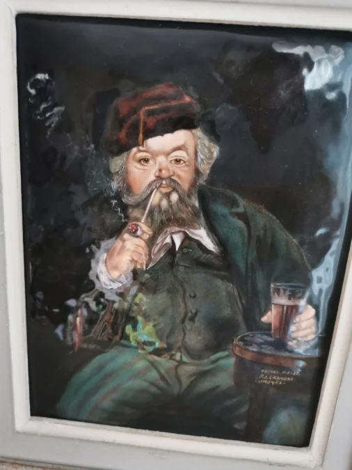 EMAILLE ILLUSTRATIE naar MANET door JF CARMONA