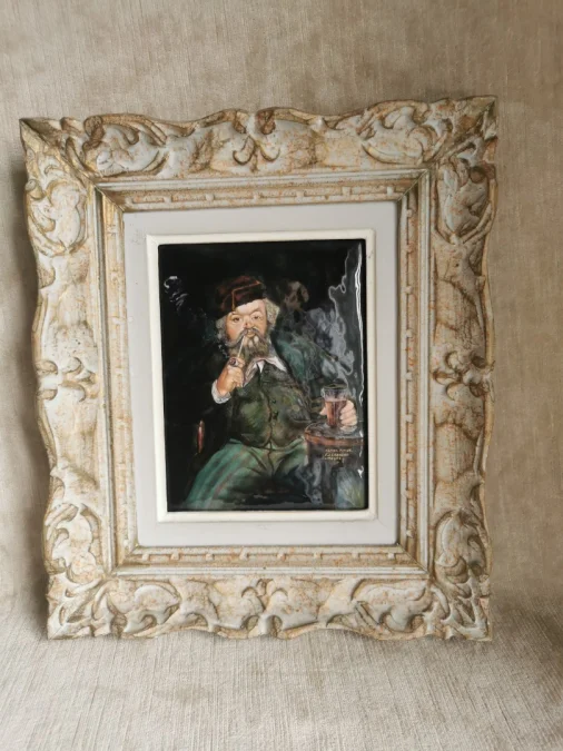 EMAILLE ILLUSTRATIE naar MANET door JF CARMONA